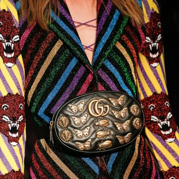 GUCCI Runway Rainbow Stripe Pattern Lurex Sleeveless Vest * NEW w Tag * 40% OFF - Picture 5 of 10